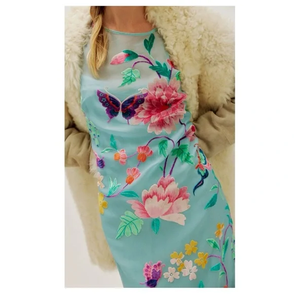 Free People Secret Garden Maxi Dress NWT Size Small